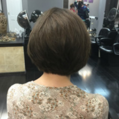 After haircut - adorable, fresh new look. Hair by Noel Strang