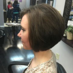 AFTER haircut - amazing, fresh transformation! Hair by Noel Strang